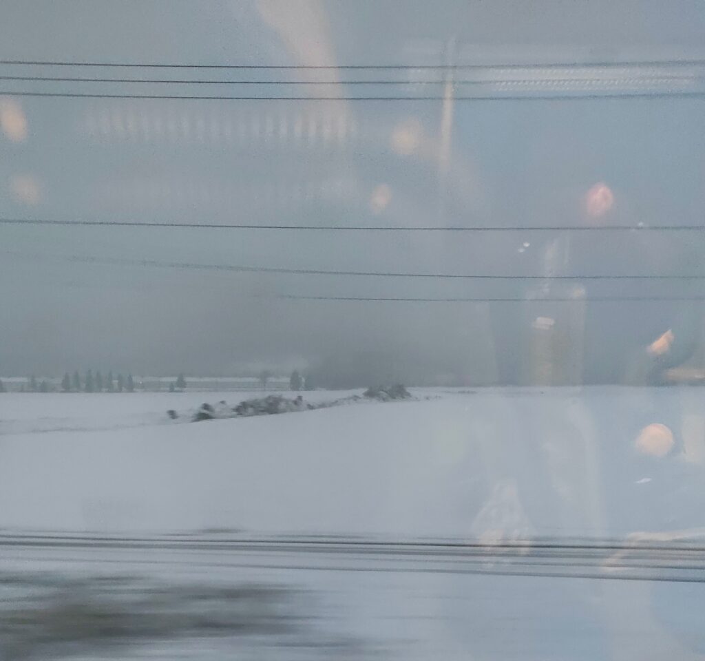 北海道は雪